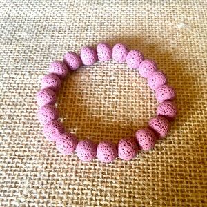 Custom Stretch Lava Stone Bracelet
